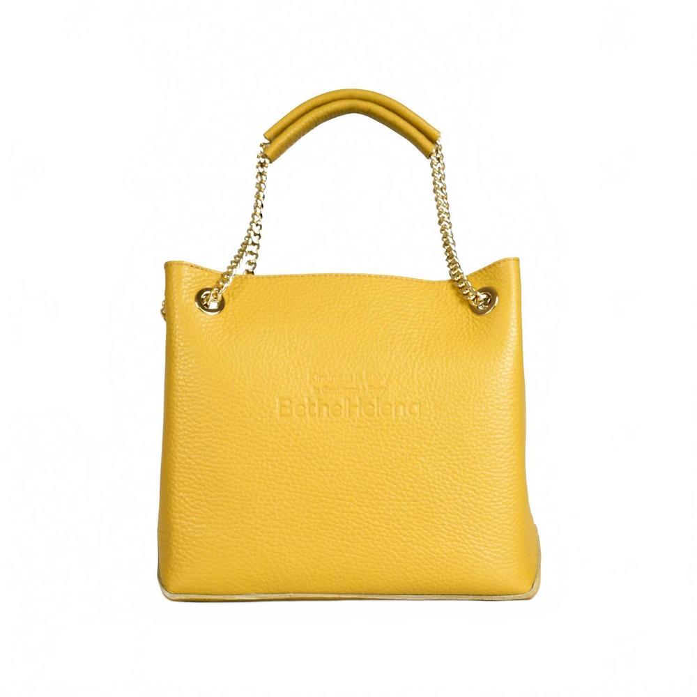 NEW BETHELHELENA italian summer bag in flaxen yellow